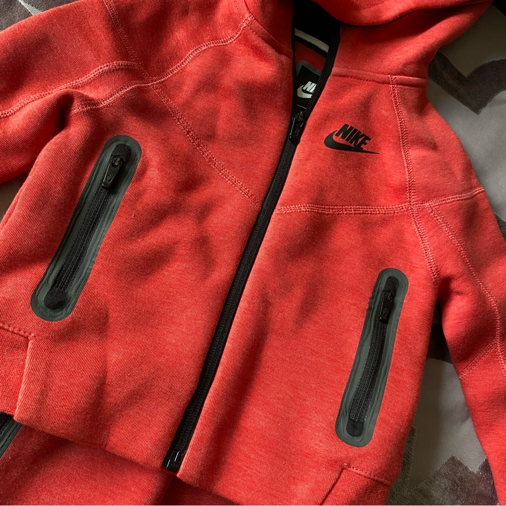 Nike Red 2-Piece Track Suit (Size 2T)